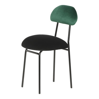 Plum Upholstered Slipper Chair