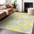 Premium Machine Washable Lisse Yellow Rug-1975565642