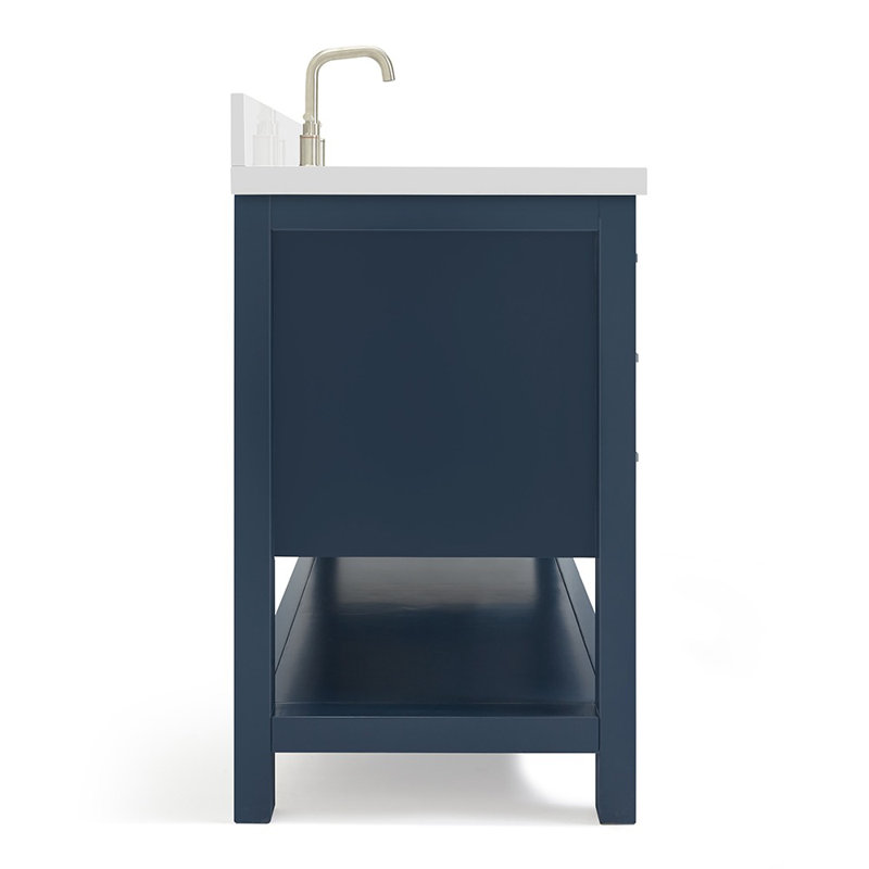 Magnolia Bath Vanity Rectangular Basin S049SWQ, Midnight Blue, Oval