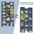 📖✨ 2-Pack 8-Tier Bookcase Set, 21-Cube Storage Bookshelves Unit With Adjustable & Removable Shelves-1542148858