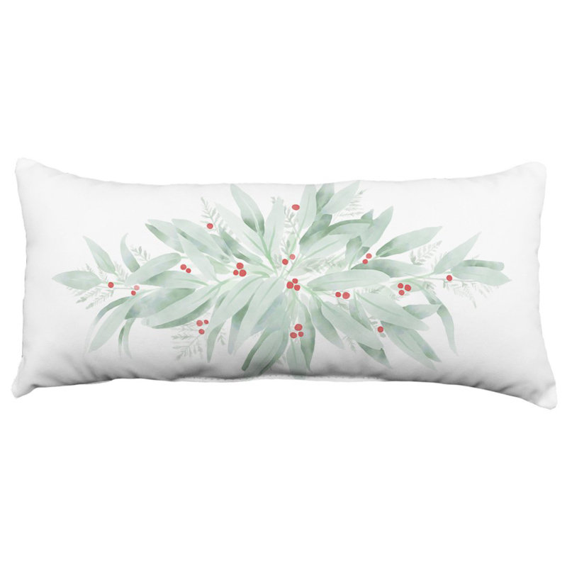 Floral and Abstract Throw Pillow