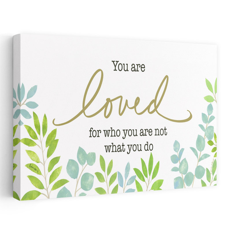 You Are Loved, art contemporain abstrait, H 16 po x l 24 po