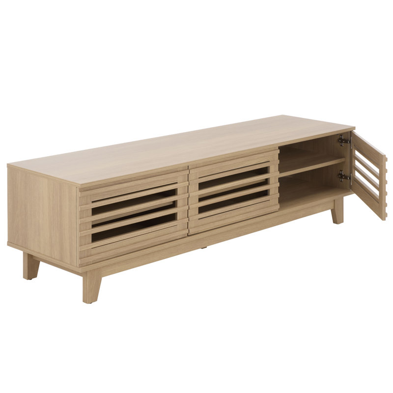 Buffet / meuble multimédia Zulie, Naturel