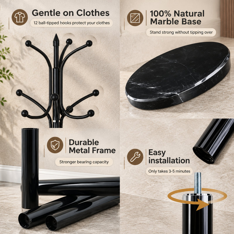 Stainless Steel Freestanding 12 - Hook