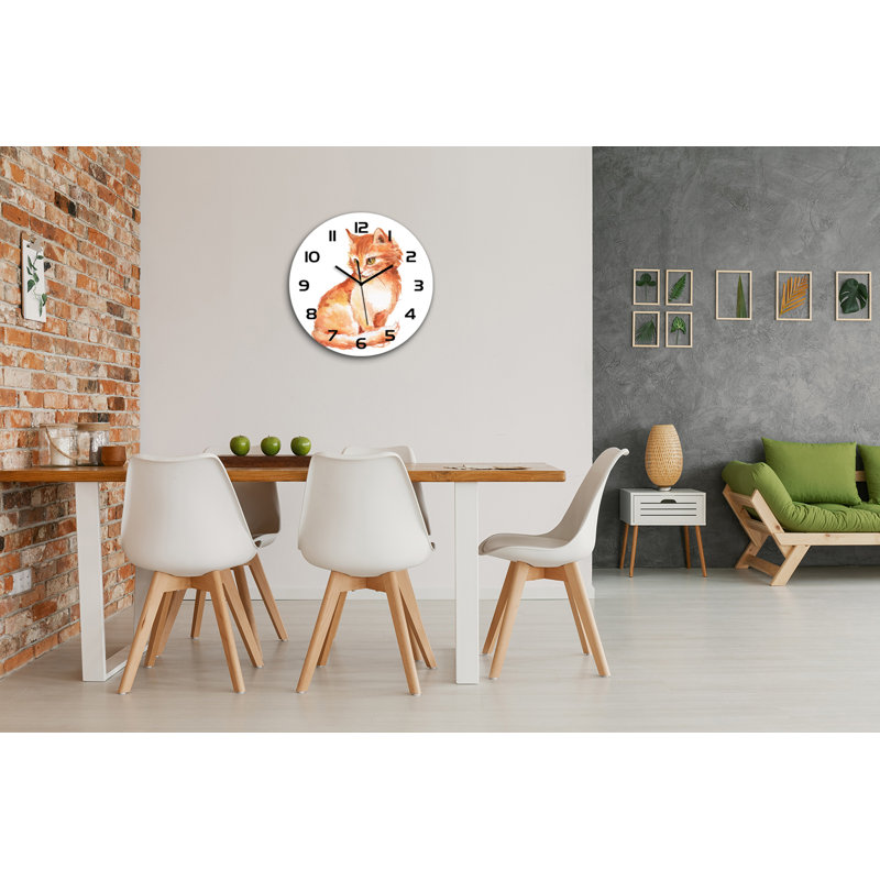 Johniah Glass Wall Clock