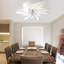 Abson 7 - Blade LED Ceiling Fan with Remote Control and Light Kit Included-167155138