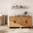 Farmhouse TV Stand For Tvs Up To 65 Inch, Rustic Wood Entertainment Center & Media Console With 4 Storage Doors, Accent Cabinet For Living Room, Hallway, Rustic Beige-53894602
