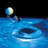 Solar Powered LED Floating Pool Night Light