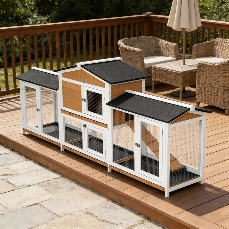 Cage pour petit animal, cage pour animal de compagnie, clapier en bois pour lapin
