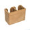 Kissling Solid Wood Tabletop Wine Bottle Rack in Brown