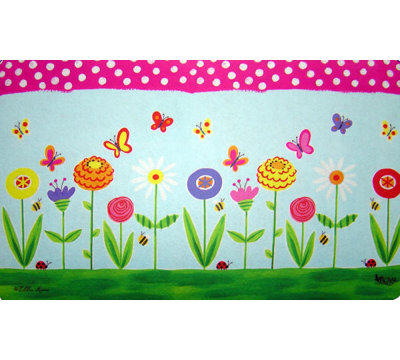 Tapis de porte d’intérieur pour fête de jardin Devane