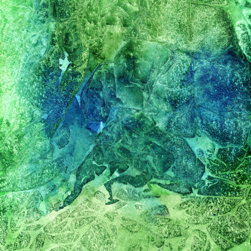 Watercolour Texture - Wrapped Canvas Print, 122cm H x 122cm W x 3.8cm D