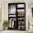 Closet System with Shoe Racks & Hanging Rods-1040279017