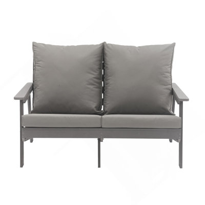 Patio Sofa Outdoor Loveseat Sofa 2-Seater