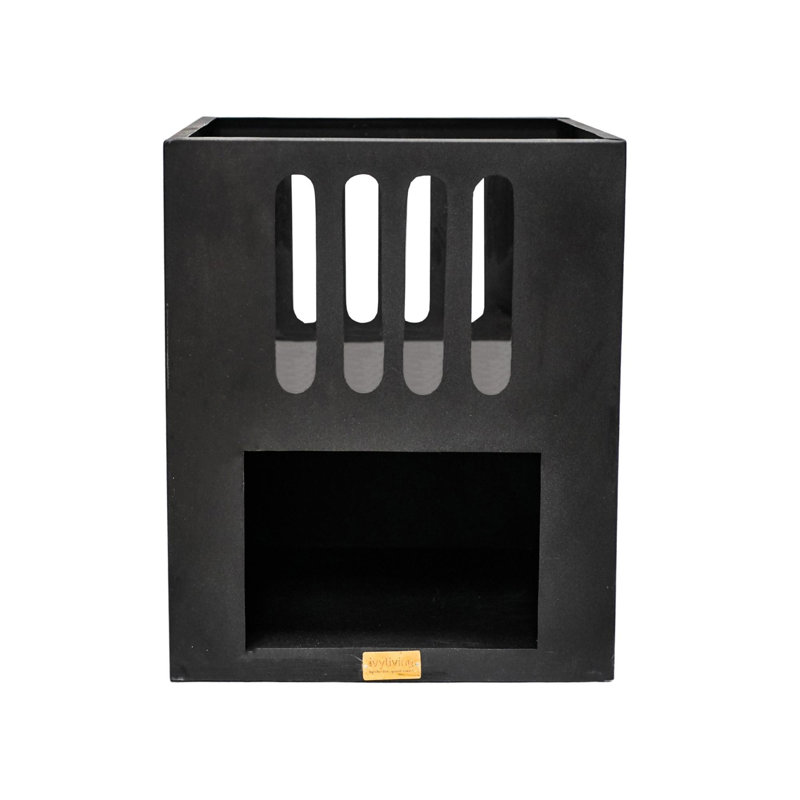 Rectangle Steel Wood Burning Fire Pit