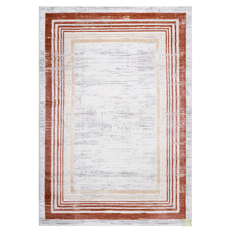 Tapis à bordure 8X10 MARFI Collection, Rectangle 7 pi 9 po x 10 pi