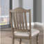 Chaises d'appoint de style transitionnel 2 pièces