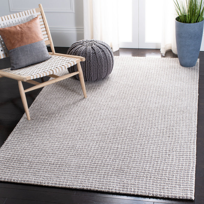 Marlinde Hand Tufted Performance Solid Color Rug, Rectangle 9' x 12'