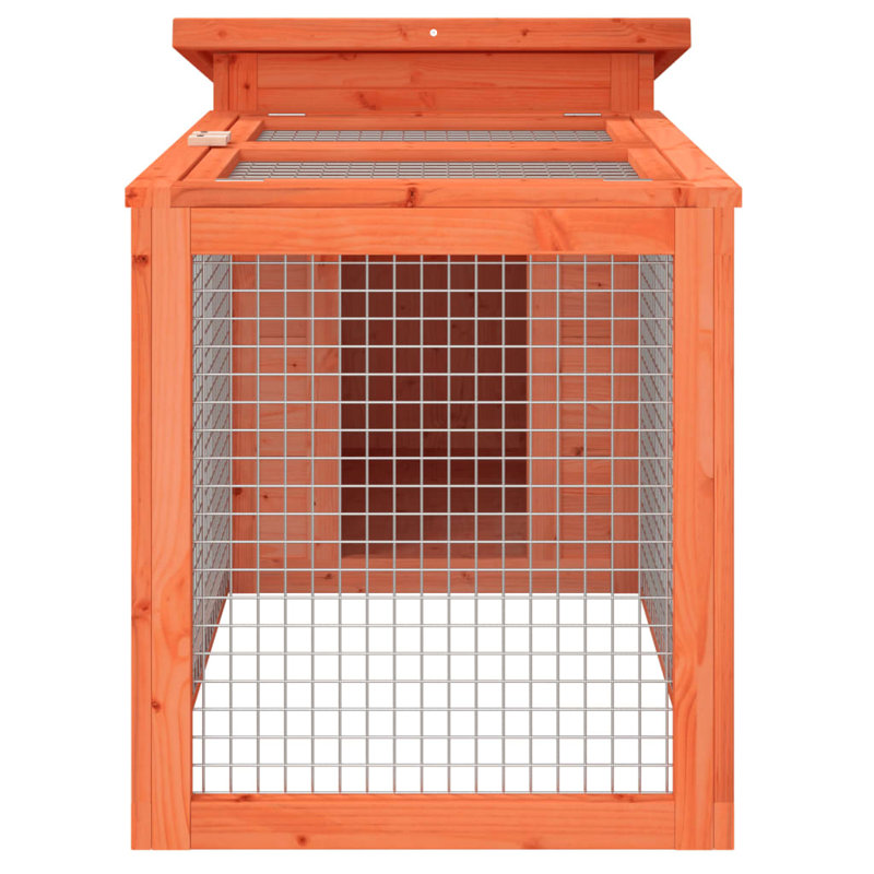 Pembroke Weather Resistant Rabbit Hutch, Brown