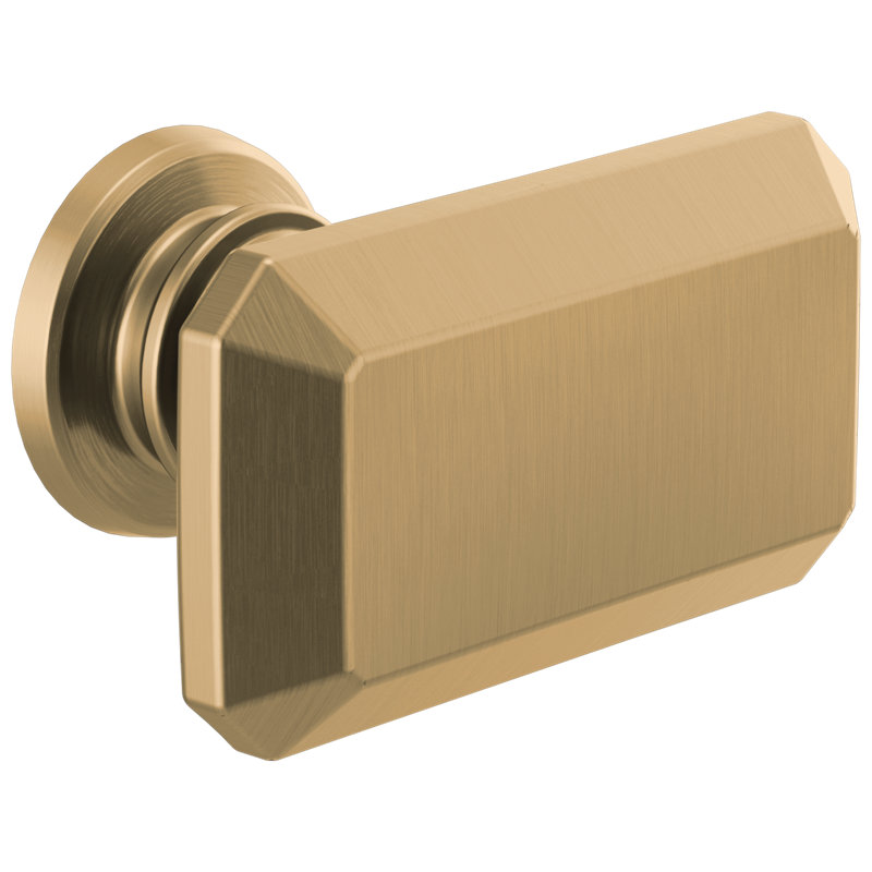 Invari® Rectangle Knob, Luxe Gold