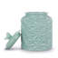Pot à biscuits en céramique turquoise