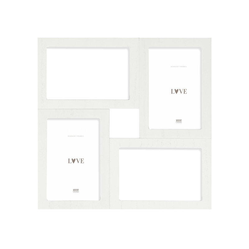 Rhealyn White MDF Picture Frame, 10cm x 15cm