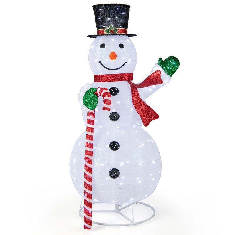 Figurine de Noël pré-éclairée illuminée de Noël