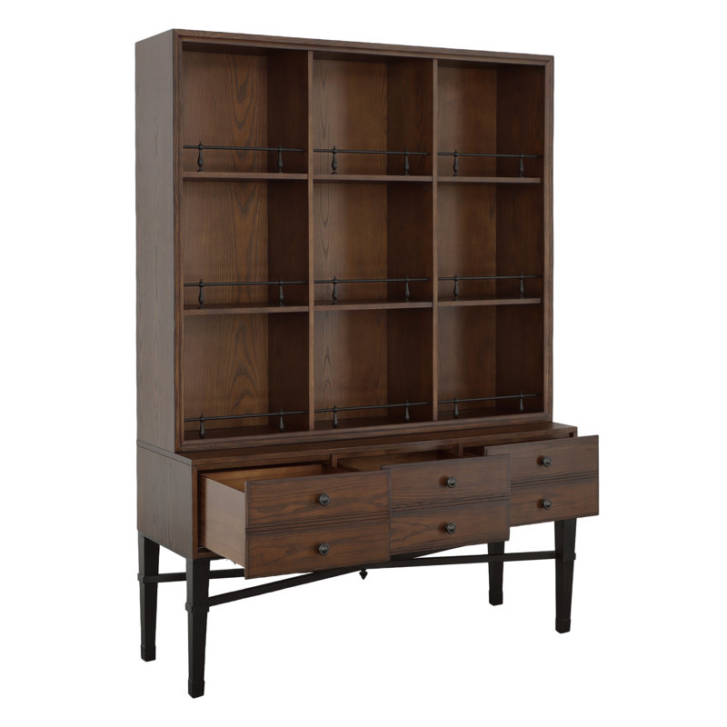 BD Solid Wood Accent Cabinet, English Honey