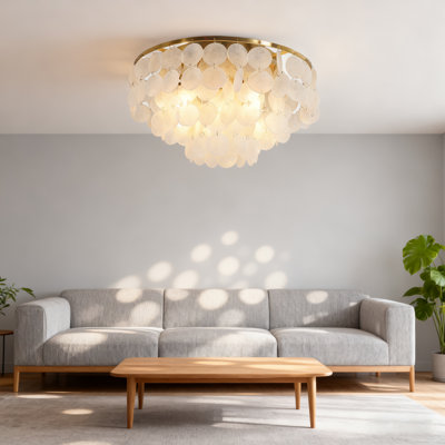 Plafonnier encastré 5 lumières à intensité variable