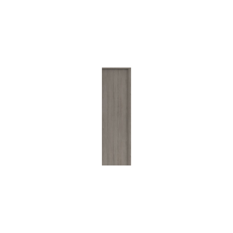 Colville 3 Door Manufactured Wood Wardrobe, Grey Oak/Graphite Gloss