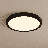 Raed LED Flush Mount in Black-794706429-794706426