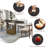 Fairy 5-Piece Modern Rectangular Sintered Stone Dining Table Set With 4 Solid Wood Chairs-114865221-114865222