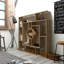 134cm H x 134cm W Geometric Bookcase-2047995470