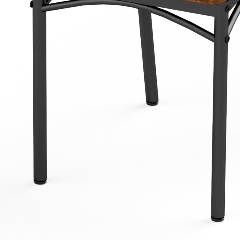 Ensemble de table de salle à manger Kaelvora avec chaises rembourrées en polyuréthane et structure en métal