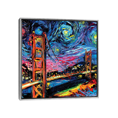 Van Gogh Never Saw Golden Gate par Aja Trêves - reproduction d'art
