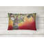Sunset on The Coconut Tree Indoor/Outdoor Throw Pillow