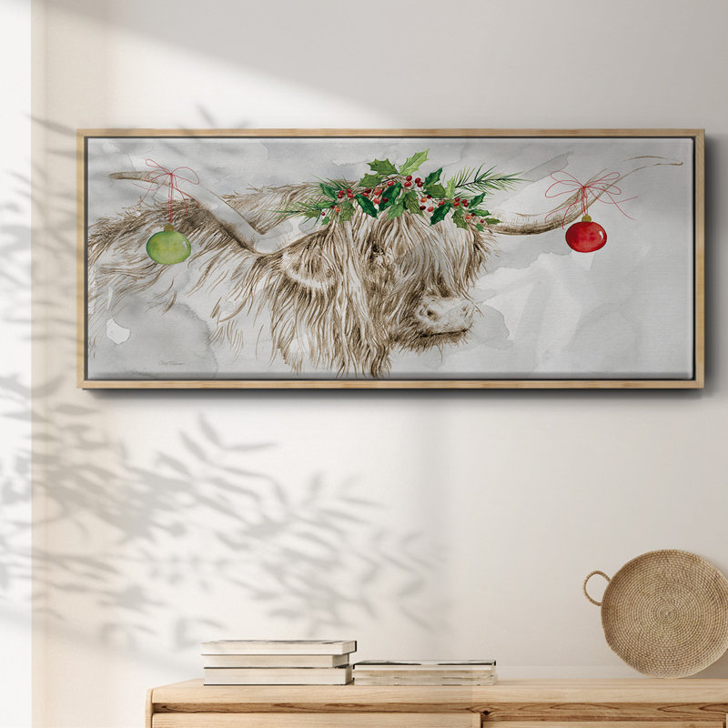 Highland Holidays- Framed Canvas