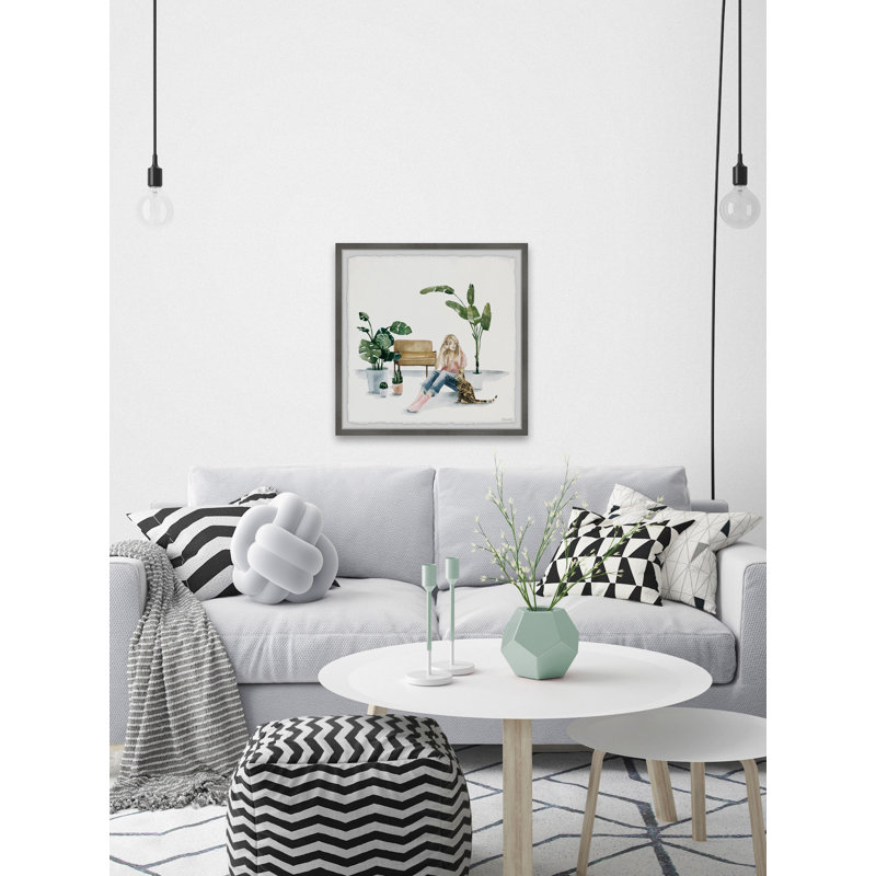 Tropical Touch - Single Picture Frame Painting, 51 cm H x 51 cm W