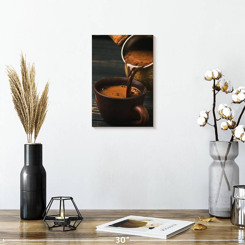 Yarlin Pouring Turkish Coffee, 30" H x 20" W