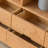 Nordic style large capacity storage bookcase