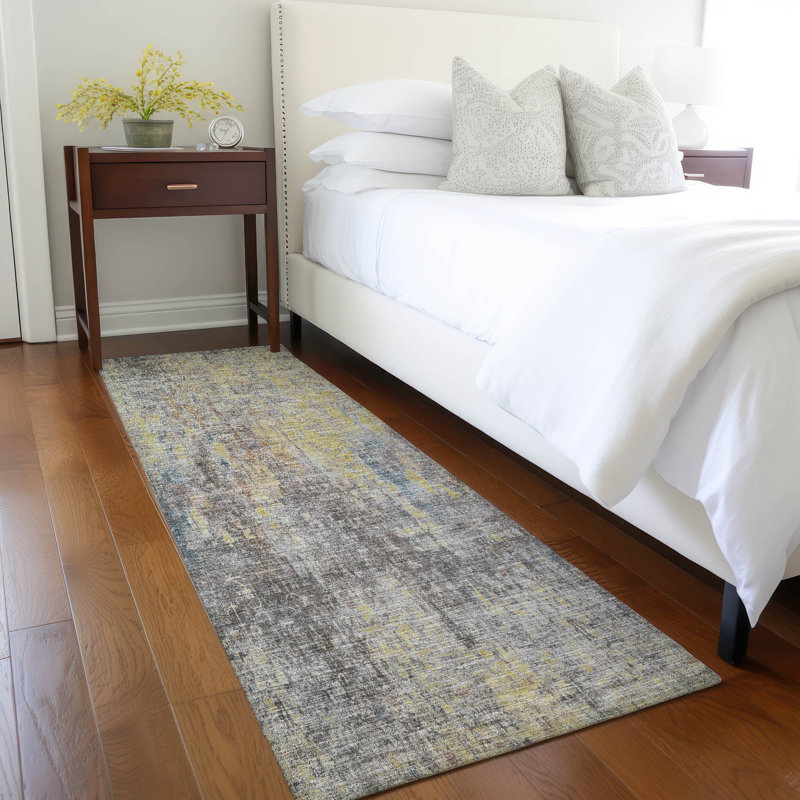 Fargo Washable Abstract Indoor / Outdoor Rug, Runner 2'3" x 7'6"
