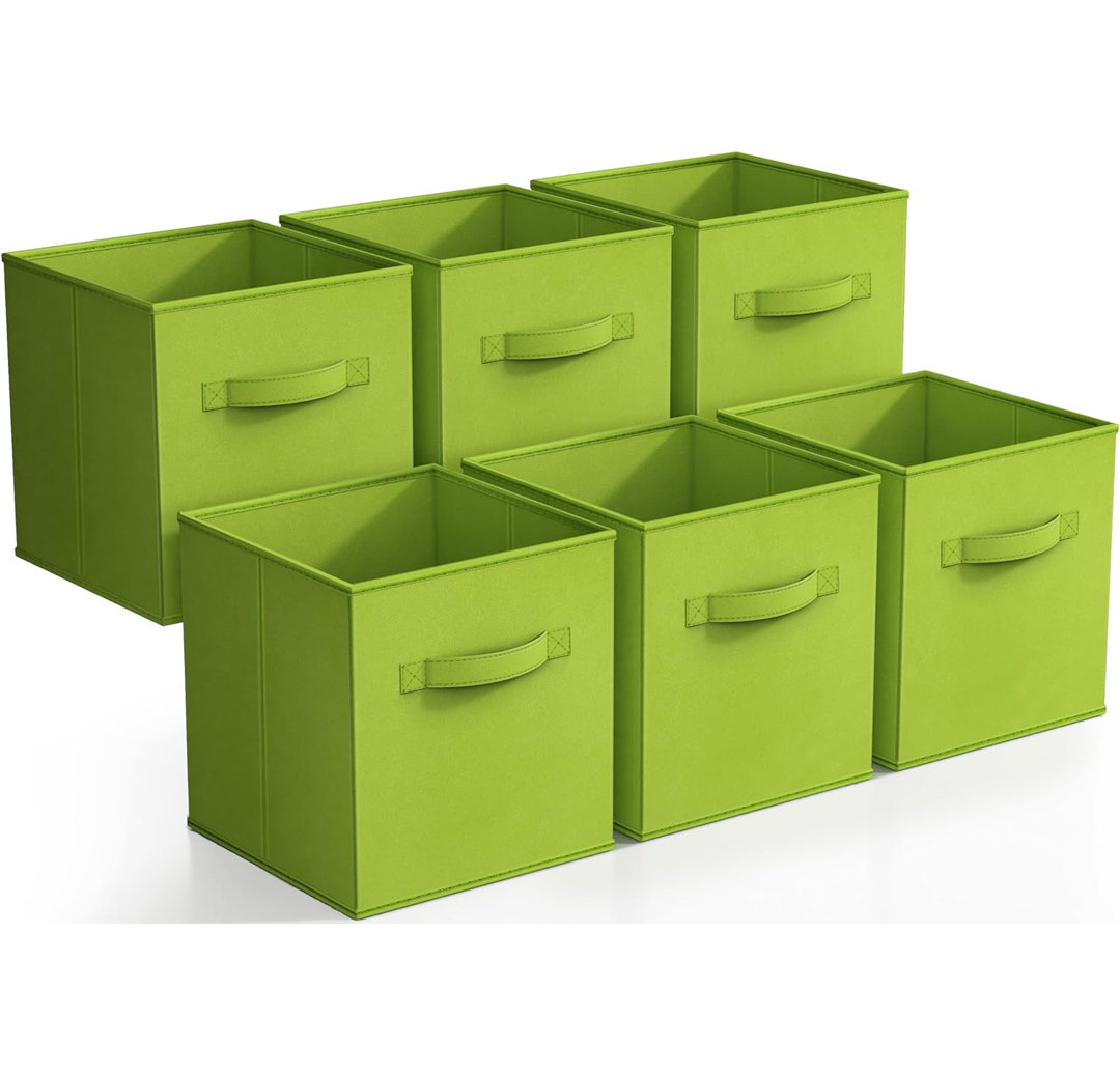 Sorbus 11" Foldable Storage Cubes with Handles (Set of 6) Sorbus