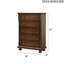 Commode Meade, cerisier foncé