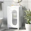 Meuble-lavabo de 20 po avec lavabo, meuble-lavabo avec tablette à deux niveaux, tablette réglable, bois massif et panneau de fibres à densité moyenne-117193524