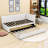 Linen Upholstered Daybed with Twin Trundle-764516451-764516455