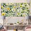 Norfork - Abstract Botanicals Square Collage Set Of 2
