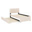 Lit plateforme tapissier avec lit gigogne-2093233527