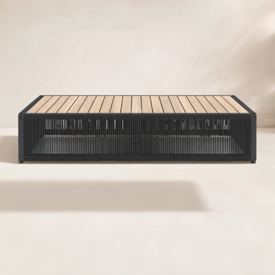 Fifer Coffee Table In Teak/Black
