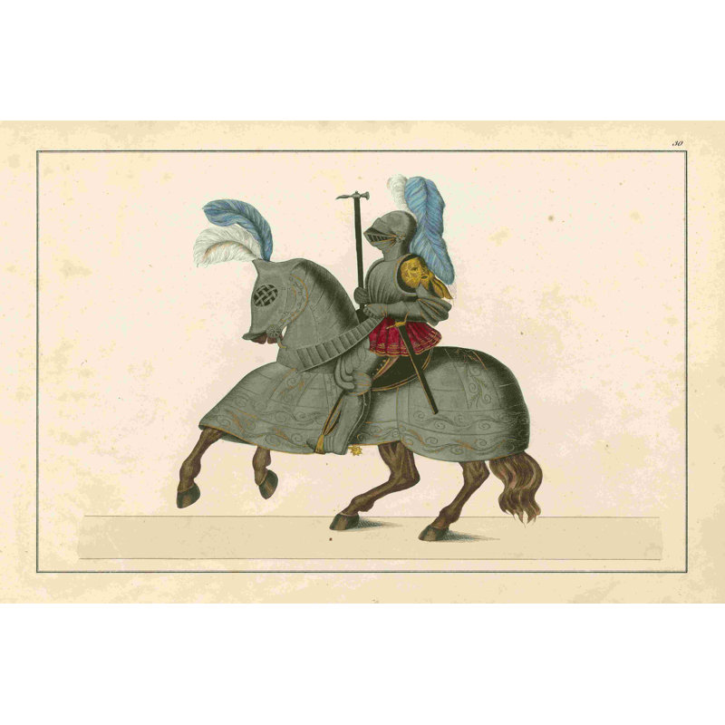 Knights In Armor IV, H 8 po x l 12 po x P 1,25 po