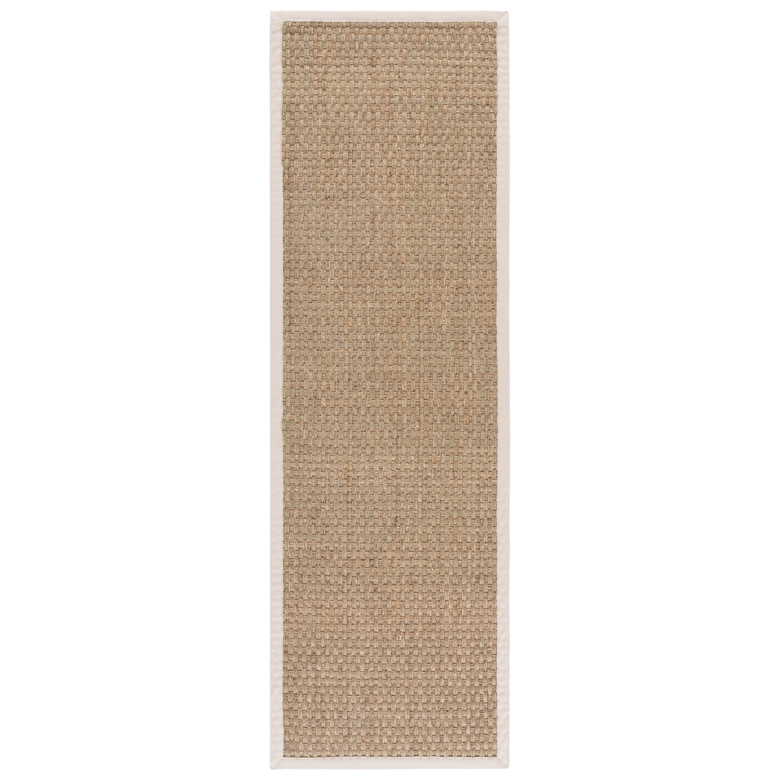 Dollard Natural Fiber Seagrass Rug, Runner 2'6" x 12'